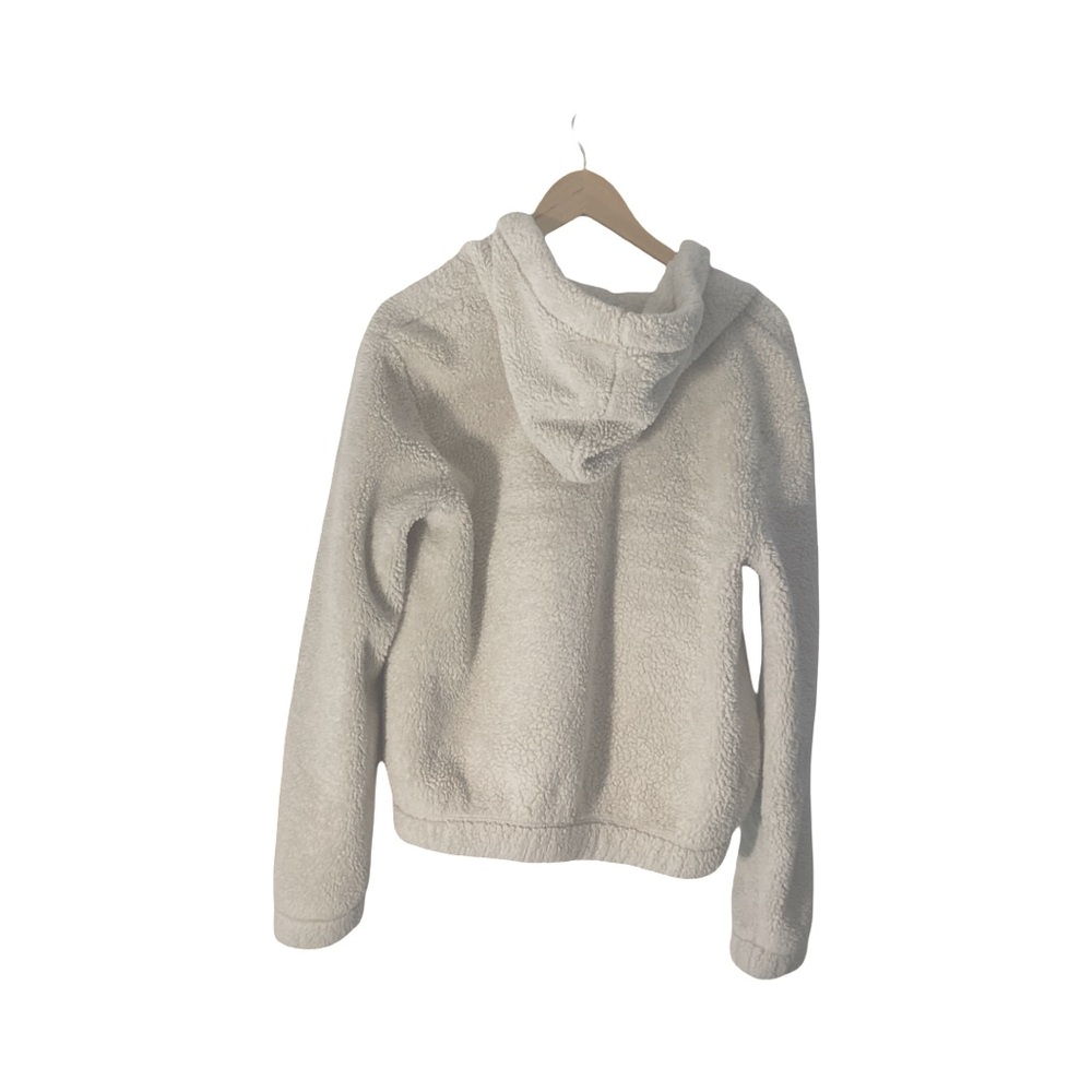 Abercrombie & Fitch Cozy Sherpa Full Front Zip Hoodie Small - Picture 3 of 8